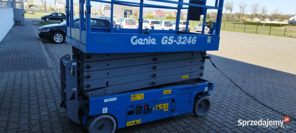 Zwyżka podnośnik nożycowy samojezdny GENIE Słońsk