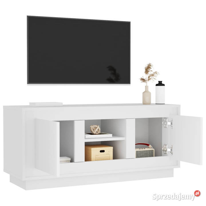 Szafka pod TV biała 102x35x45 materiał Szafki sprzedam