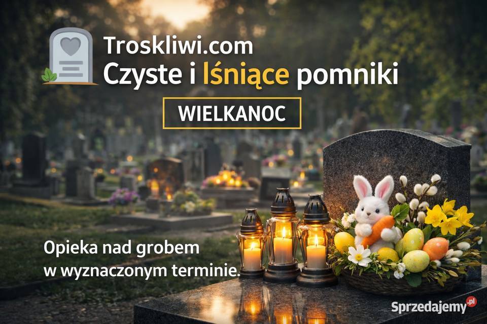 Mycie i sprzątanie grobów Wielkanoc 2026 Głuszyca