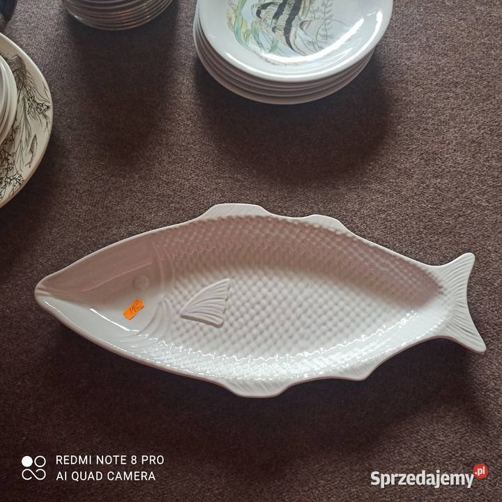 Półmisek Biała ryba Półmisek o ciekawym Gdańsk