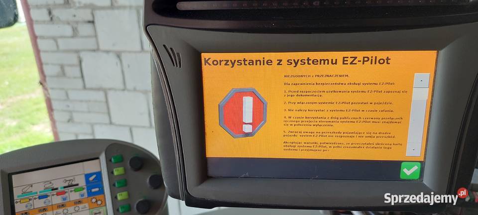 Nawigacja Trimble EzPilot CFX 750 możliwość Wołajowice