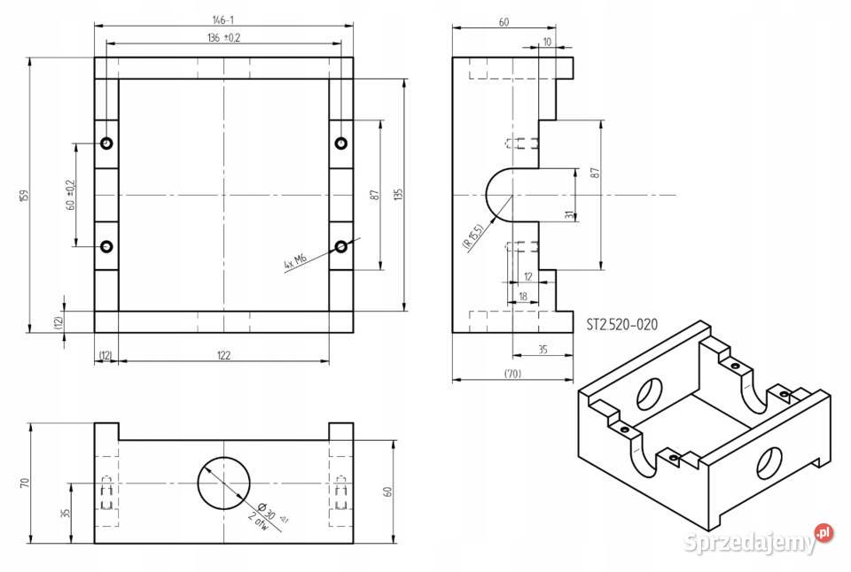 Siłownik Hydrauliczny WYWROTU PRZYCZEPY D35 D47