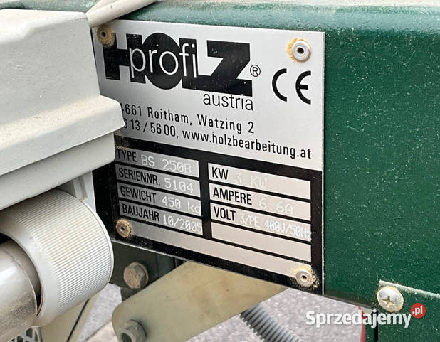 Szlifierka długotaśmowa HOLZ profi 250 Wadowice