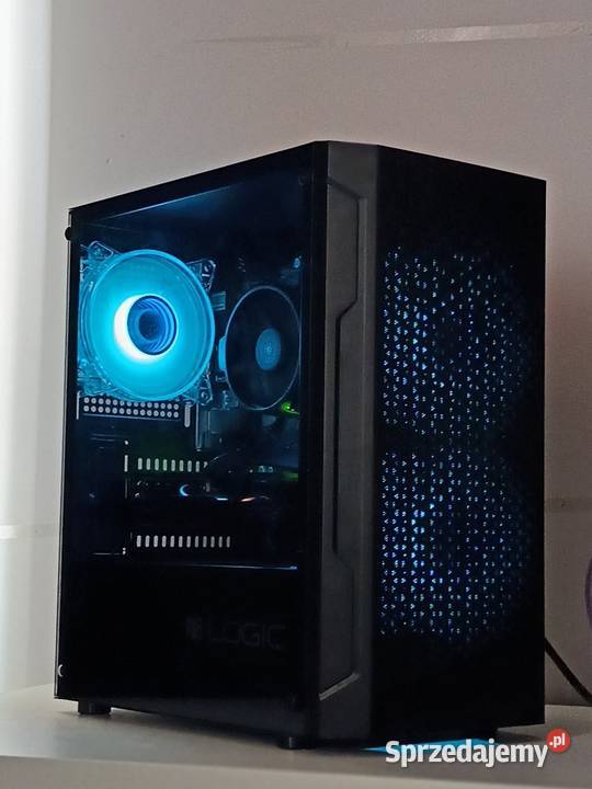 Komputer Gamingowy Czarny RGB RX 6600 Ryzen 5 lubuskie Zielona Góra