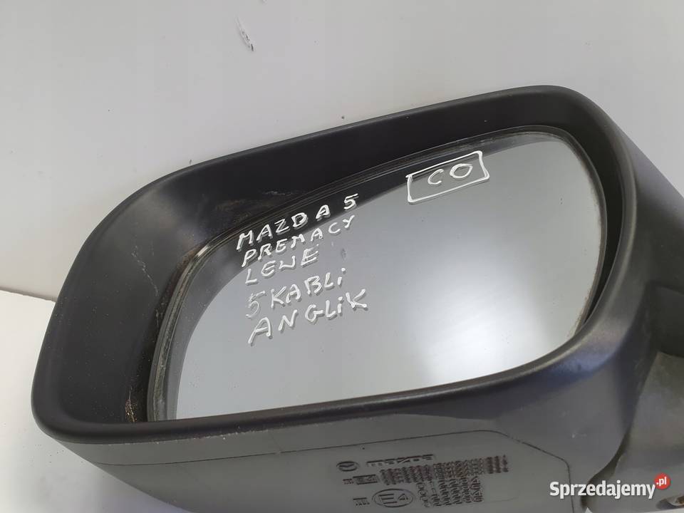 LUSTERKO Mazda5 Mazda 5 Premacy II 0510r LEWE Lusterka zewnętrzne Rudka