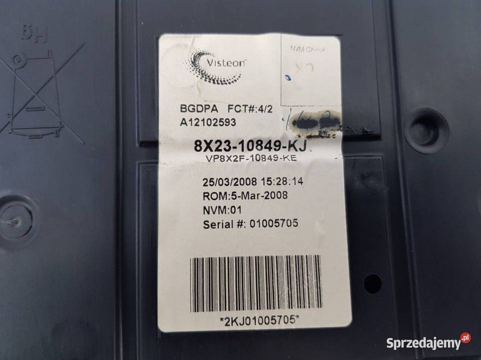 LICZNIK ZEGAR 8X2310849KJ JAGUAR XF I osobowe Lipno