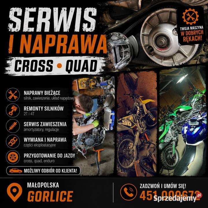 Cross quad buggy utv atv naprawa mechanika Pozostałe usługi Gorlice