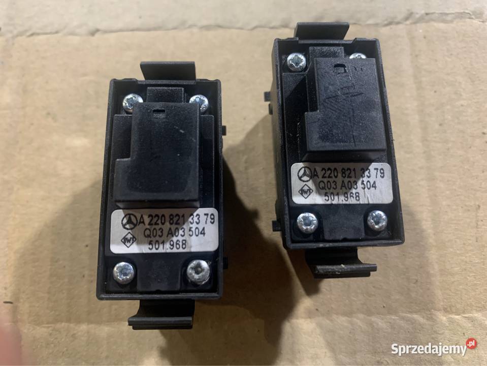 Przełącznik szyb A2208213379 mercedes s w220 Rok produkcji 2003 Szczecin