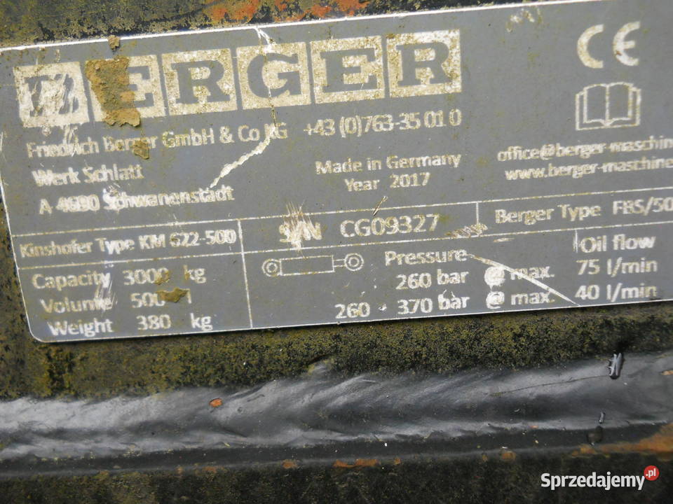 CZERPAK ŁYŻKA do HDS Dźwigi, podnośniki Spytkowice sprzedam