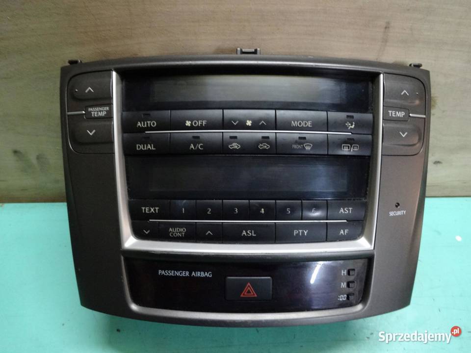 LEXUS IS II 06r panel klimatyzacji radia 758950 Panele sterowania, przełączniki świętokrzyskie