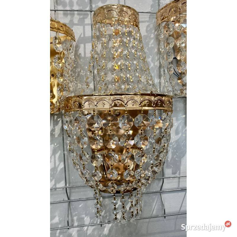 Kinkiet Paris N132 kryształ różowe złoto Oświetlenie Opole