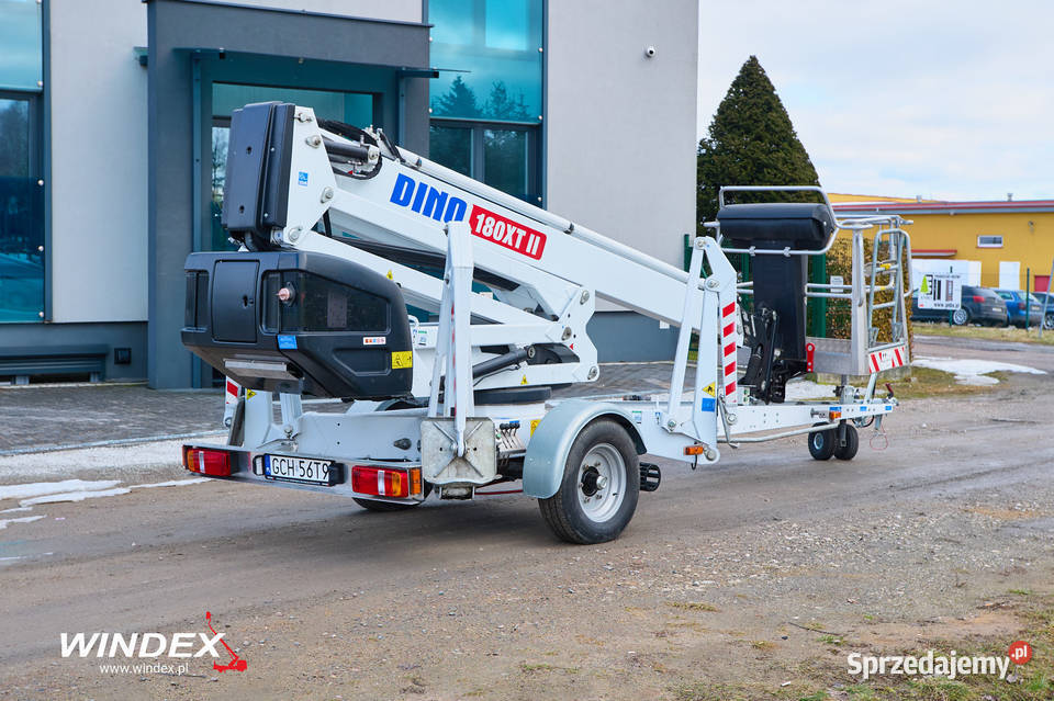 Podnośnik koszowy Dino 180 XT 2 Dźwigi, podnośniki Chojnice