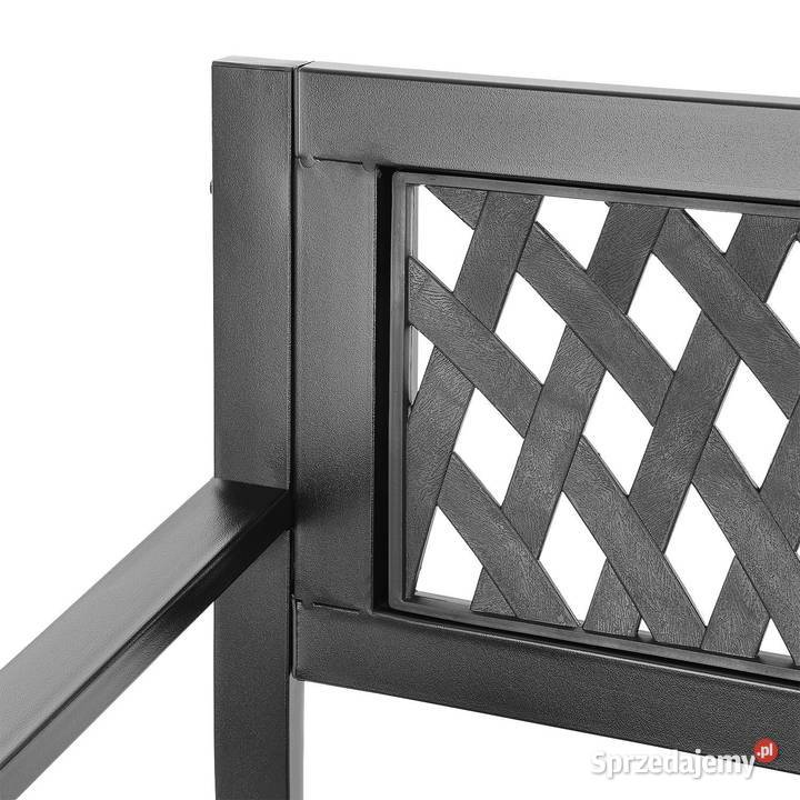 Ażurowa ławka ogrodowa z oparciem parkowa wielkopolskie sprzedam