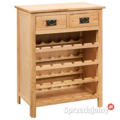 vidaXL Szafka na wino 72 x 32 x 90 lite drewno Warszawa