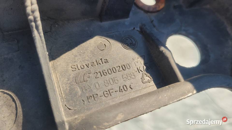 SKODA FABIA I PAS PRZEDNI WZMOCNIENIE CZOŁOWE śląskie Ruda Śląska