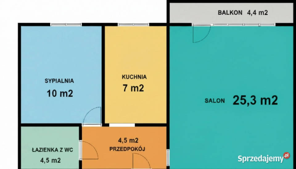 Sprzedam słoneczne mieszkanie dwupokojowe 51 m2 Sosnowiec