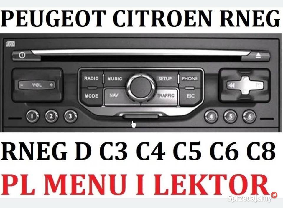 Peugeot 208 2008 508 5008 Citroen C8 C5 C4 RT6 GPS i akcesoria Aleksandrów Łódzki sprzedam
