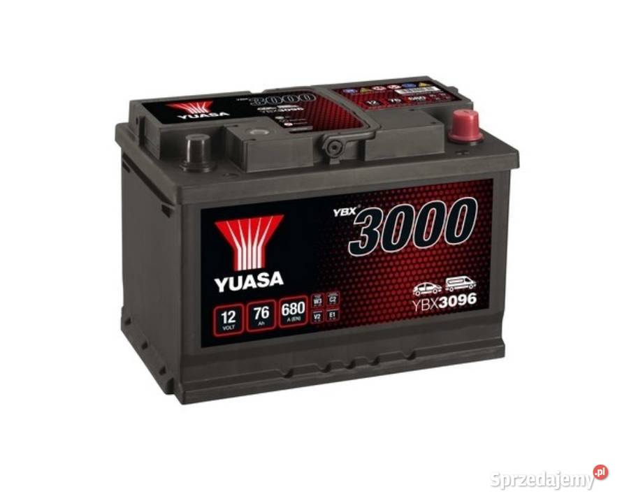 Akumulator YUASA YBX3096 76Ah 680A P Radomsko