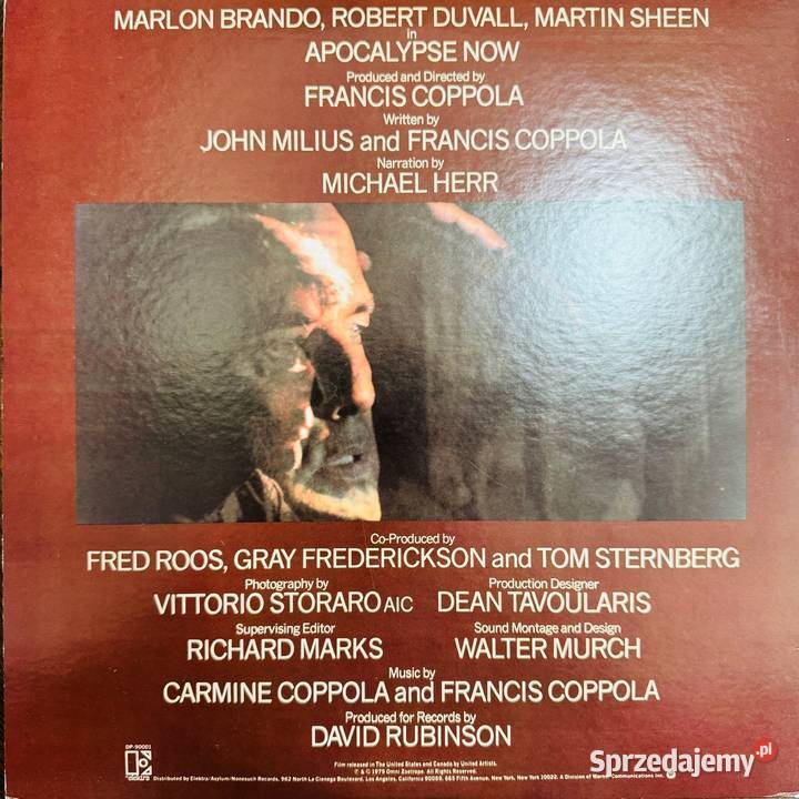 Francis Coppola OST Apocalypse Now EXEX Japan Gdynia