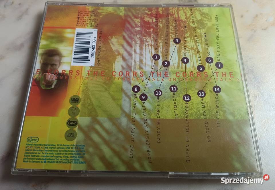 The Corrs Talk on Corners CD małopolskie Zbylitowska Góra