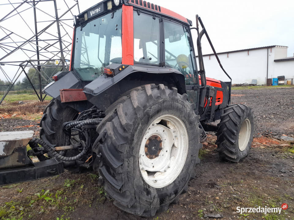 Ciągnik Valtra 6250 przyczepa leśna Fao Far 4768 pełny VAT Bujny