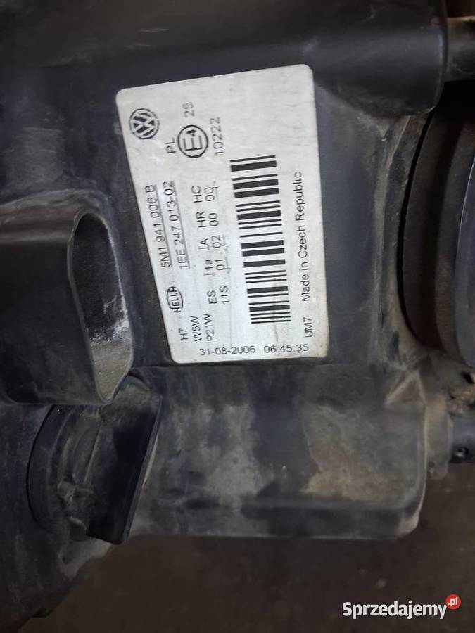 Lampy przód vw golf plus Wadowice