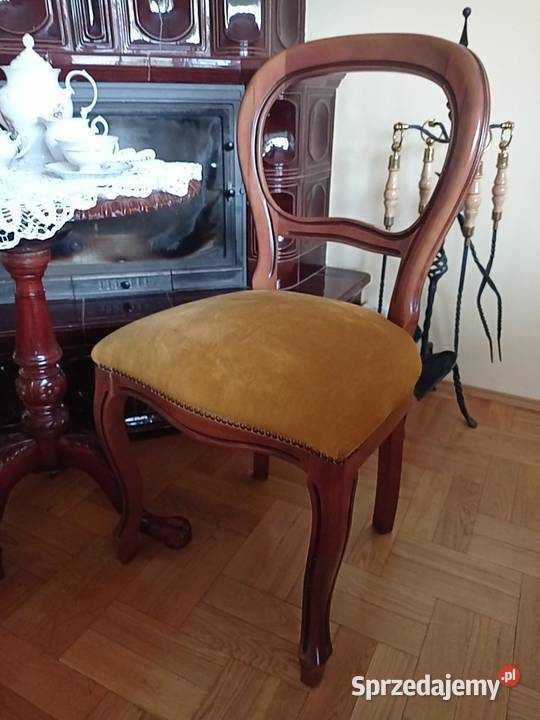 Krzesła drewniane tapicerowane 45cm Białystok
