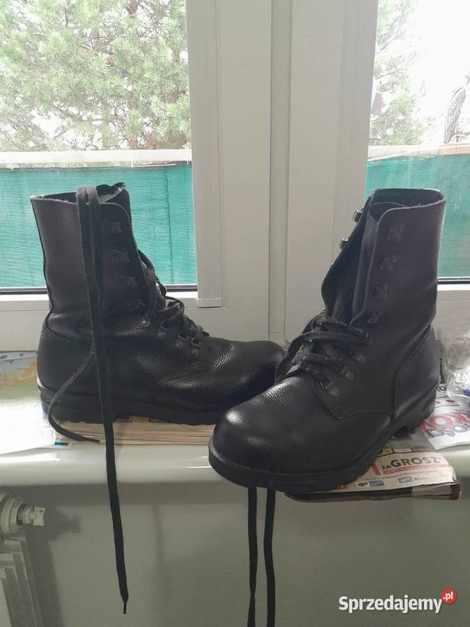 Buty taktyczne skóra naturalna bydleca