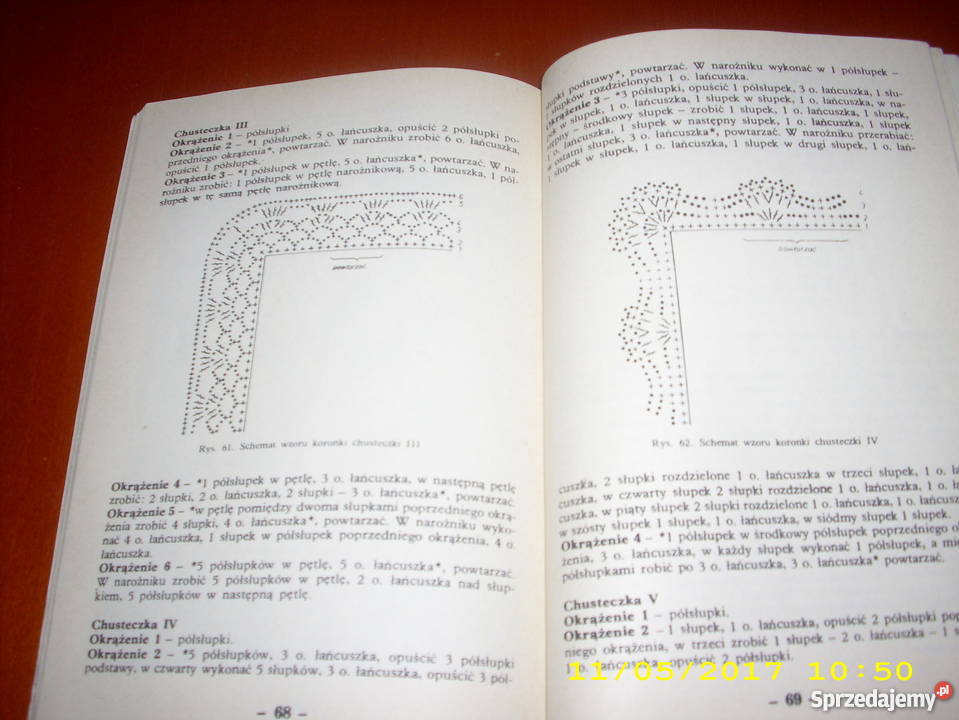 Wstawki i koronki szydełkowe Malinowska js rękodzieło, biżuteria, szycie Poradniki, albumy i reportaże