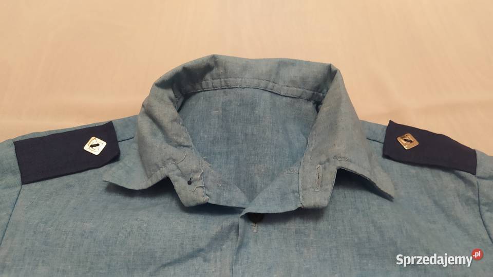 Koszula chłopięca z krótkim rękawem NIEBIESKA chłopiec podlaskie Hajnówka