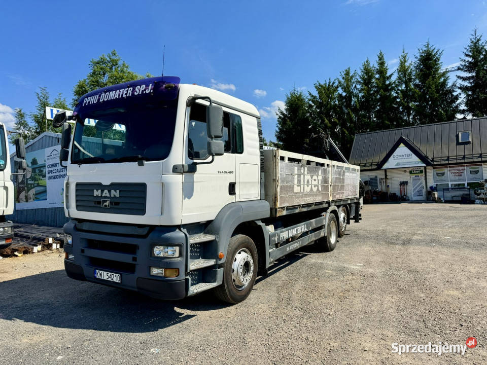 MAN TGA400 MAN TGA400 dźwig Hiab widły niski Gdów