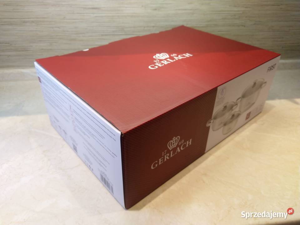 NAJTANIEJ Zestaw Garnków Garnki Rondel GERLACH 6 śląskie Zabrze