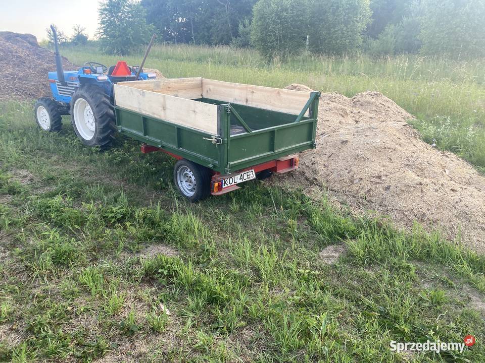 Przyczepa sadownicza rolnicza kiprowana 2 tonowa