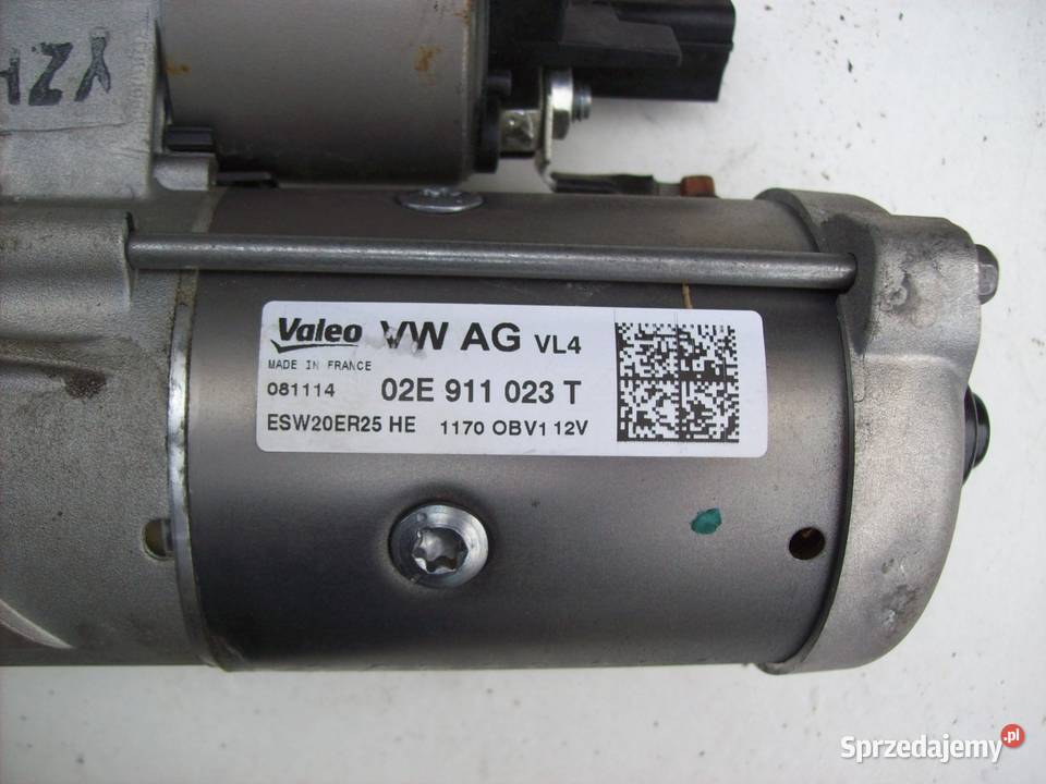 Passat B8 Golf VII 20 TDI Rozrusznik Valeo nowy Układ elektryczny silnika Mińsk Mazowiecki