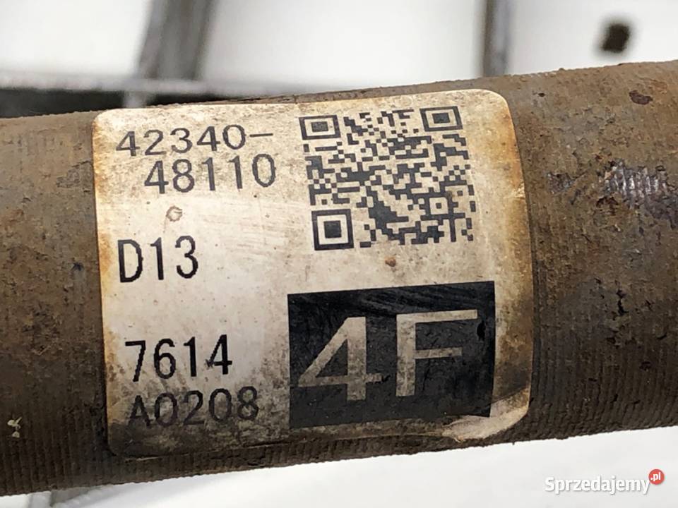 PÓŁOŚ LEWY TYŁ TOYOTA RAV 4 IV 4234048110 25 155