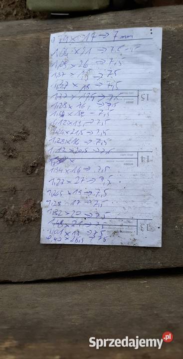 Brusy dębowe suche Pozostałe Leżajsk sprzedam