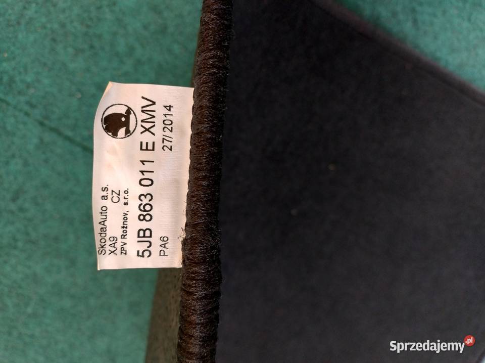 Dywaniki welurowe Skoda Rapid Opole