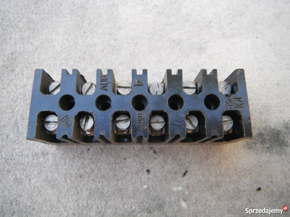 Listwa zaciskowa gwintowana 6 torowa 4 6 10 mm2