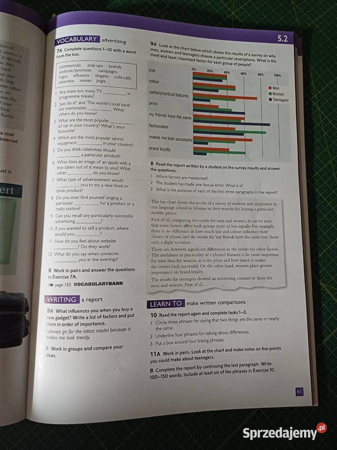 Speakout Upper IIntermediate Students Book Książki do nauki języka obcego sprzedam