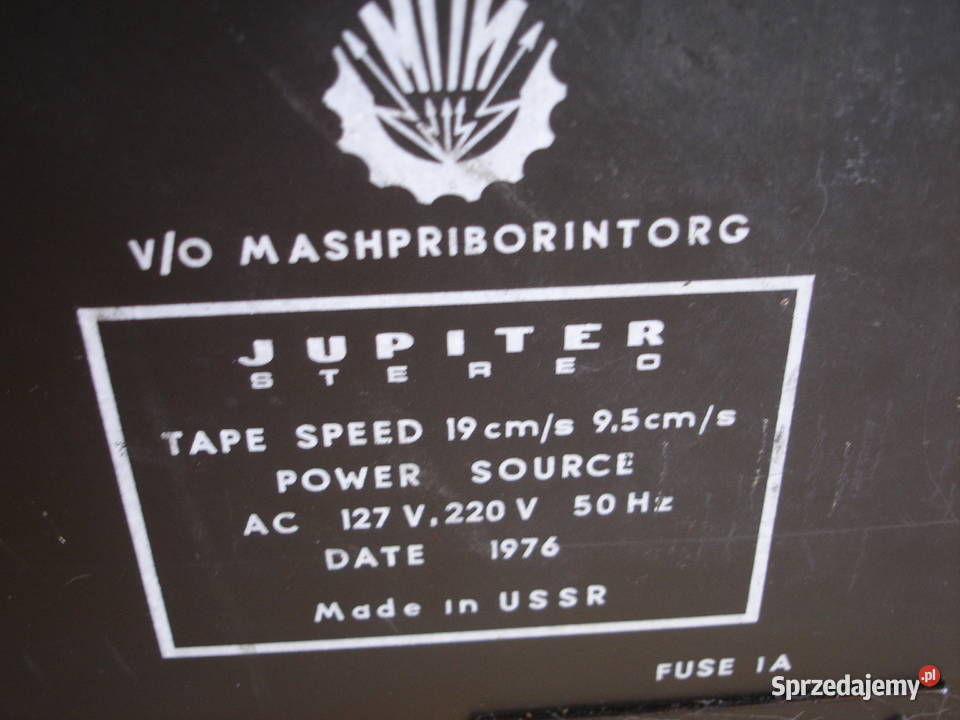 Magnetofon szpulowy JUPITER 202 STEREO Zielona Góra sprzedam