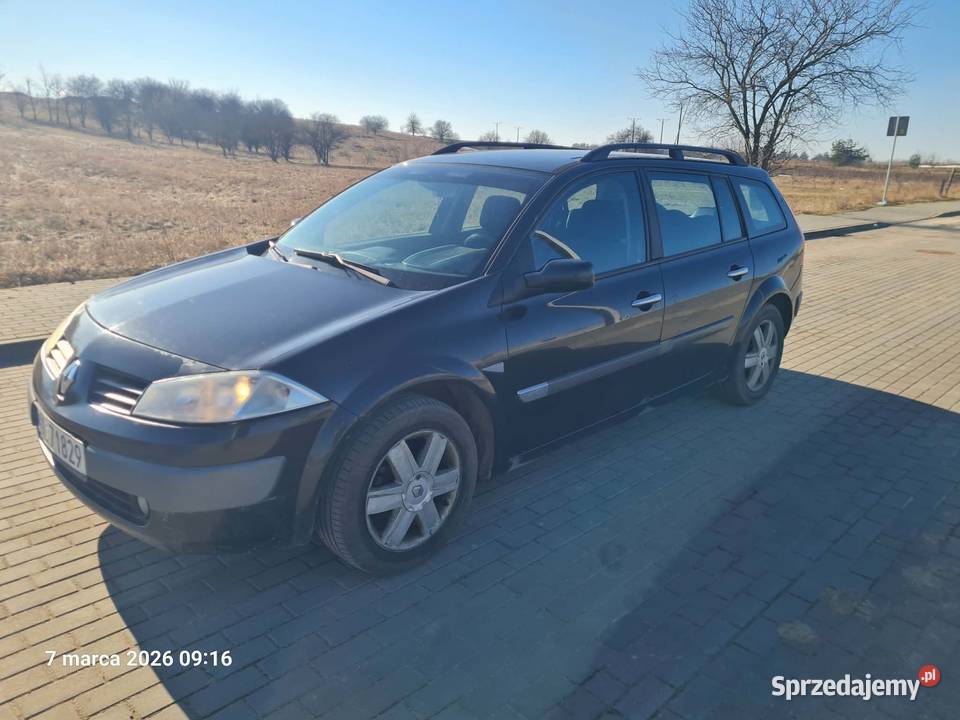 RENAULT MEGANE długie opłaty 2004r Grajewo sprzedam