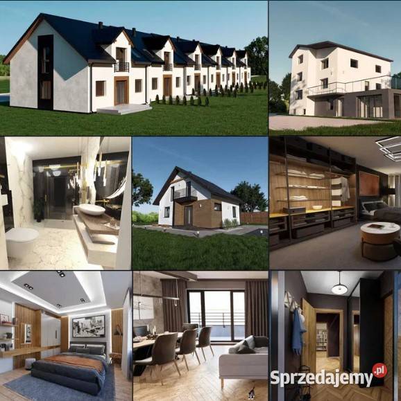 Wizualizacje Produktu Wnętrza Elewacji GRAFIKA śląskie Żarki usługi