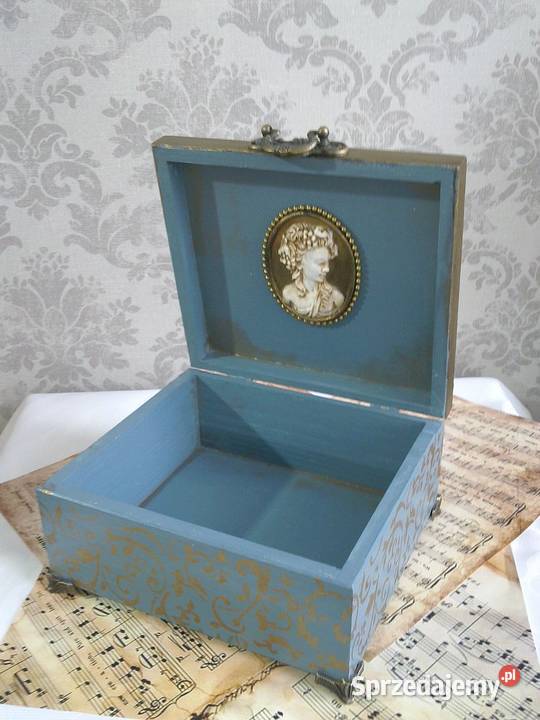 Szkatułka Biżuteria Decoupage Dzień Stalowa Wola sprzedam