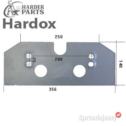 Płoza krótka HARDOX 64000044S do pługa MASCHIO Suwałki sprzedam