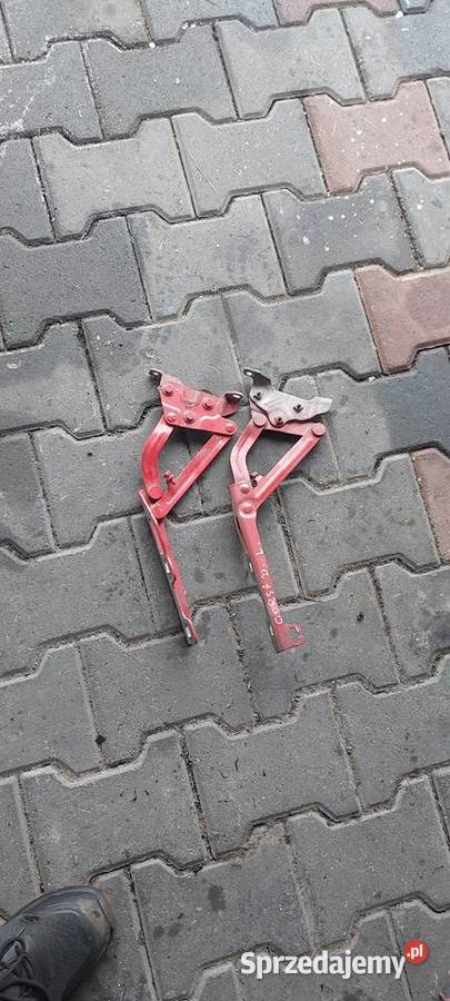 Zawiasy maski lewy prawy Opel Corsa D Rok produkcji 2010