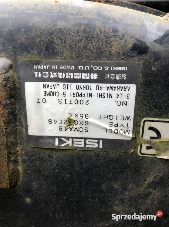 Kosisko agregat tnący Iseki traktorek