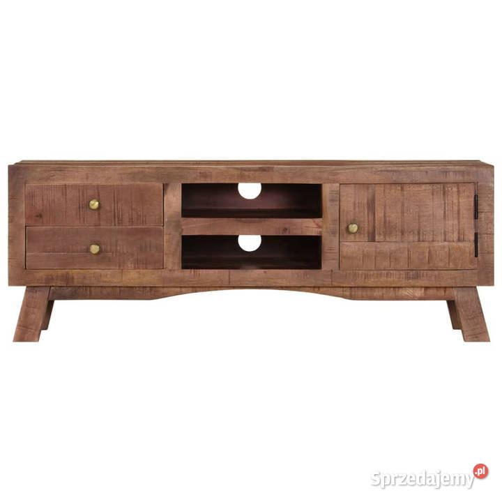 Szafka pod telewizor 110x30x40 surowe drewno Warszawa