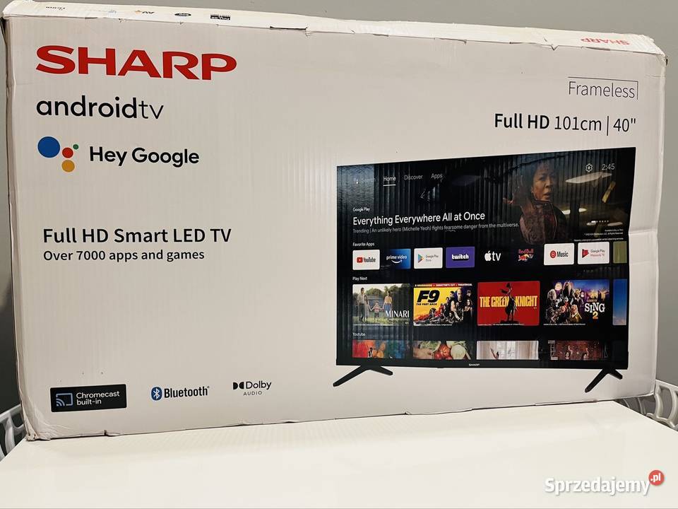 Nowy TV Sharp 40 Android TV WiFi Telewizory Osuchów