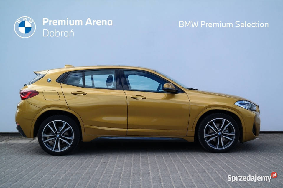 BMW X2 sDrive18i M Sport Galvanic Gold Panorama VAT marża Dobroń sprzedam