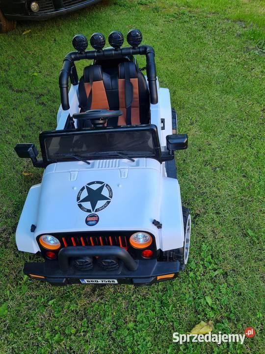 Auto samochód na akumulator JEEP FULLTIME 4x4 Pojazdy elektryczne i spalinowe Myszków sprzedam